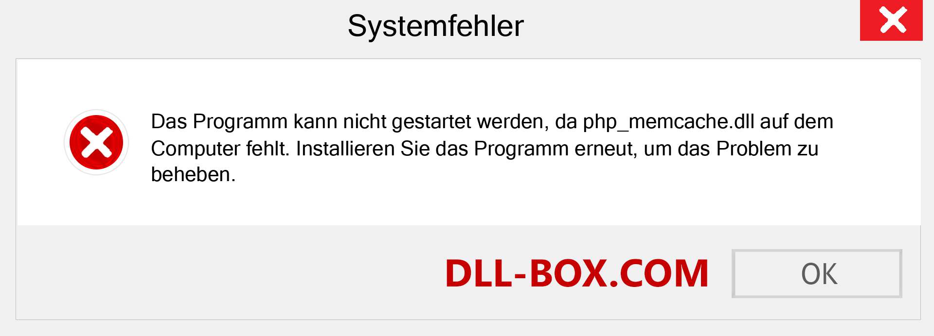 php_memcache.dll-Datei fehlt?. Download für Windows 7, 8, 10 - Fix php_memcache dll Missing Error unter Windows, Fotos, Bildern